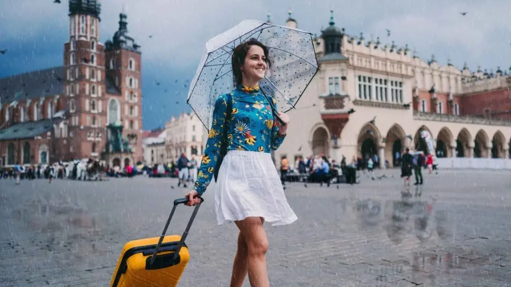 Digital marketing strategy for travel agency-Attract more customers 10 Girl with a bag